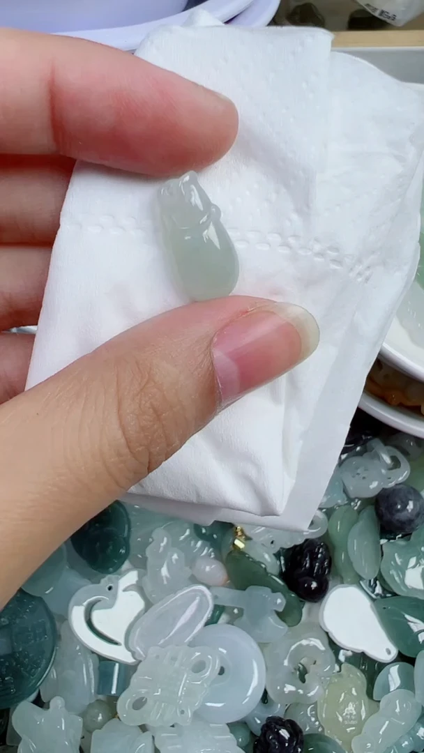 散珠翡翠455号链接，A货翡翠