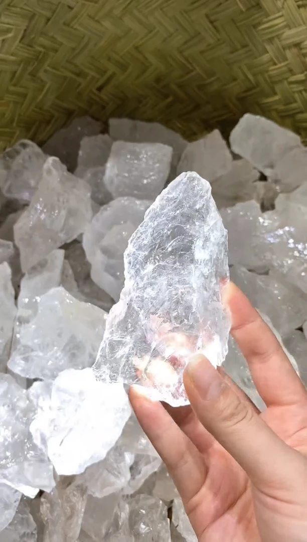 水晶珠宝半成品未镶嵌高货300g