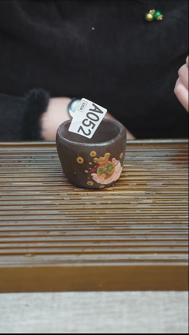 纯手工粗陶茶具每一只不一样