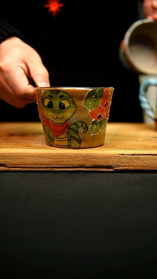 @@陶园瓷舍@@纯手工手绘@高温釉下彩