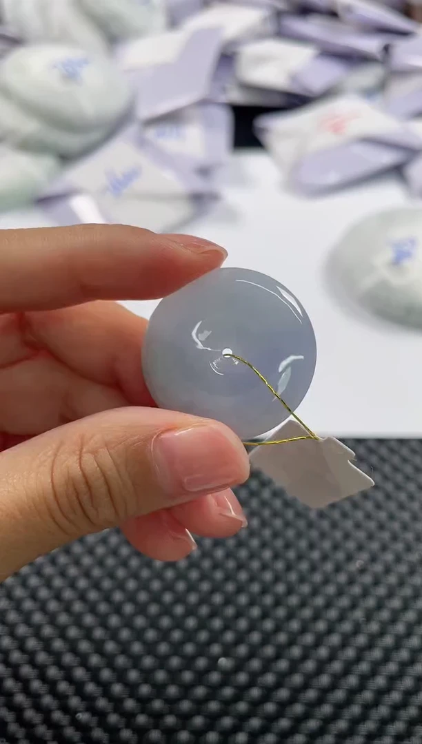 颈饰未镶嵌翡翠基地发货H 5648 平安扣