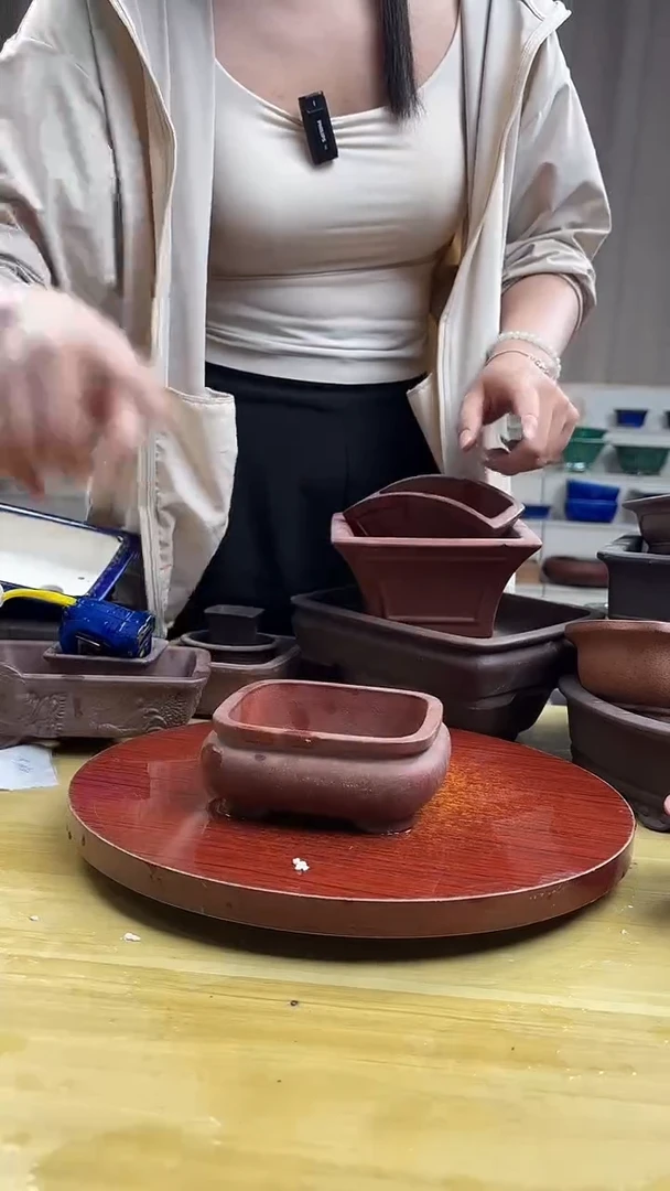 紫砂花盆紫砂花盆精品花盆微瑕