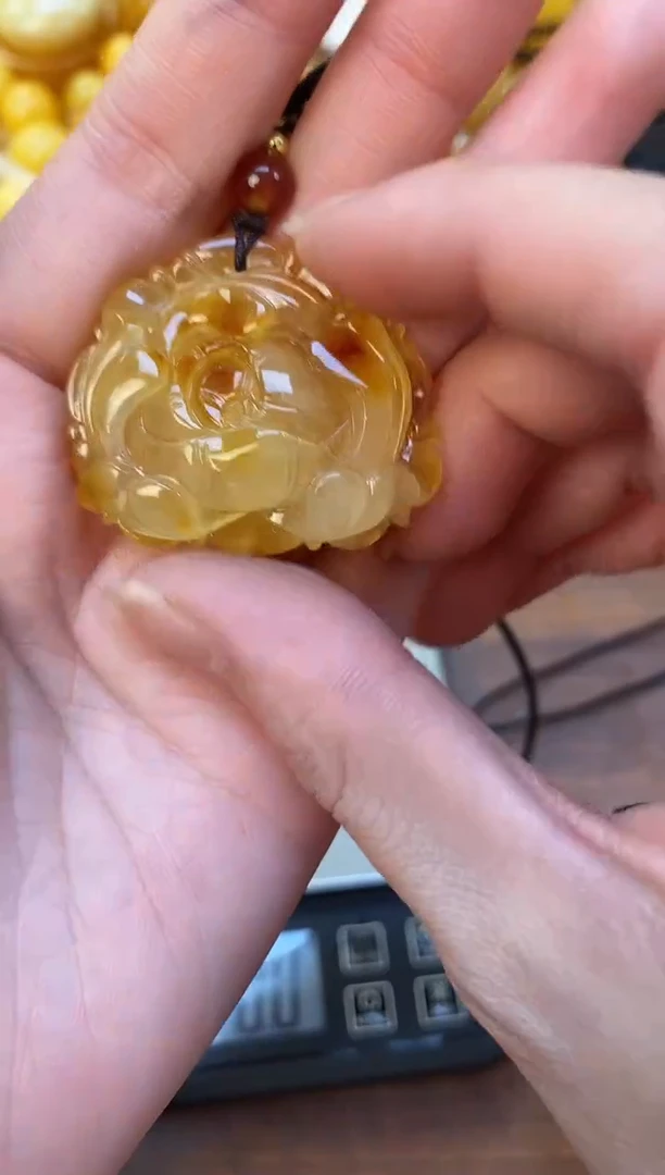 裸石琥珀未镶嵌天然琥珀蜜蜡