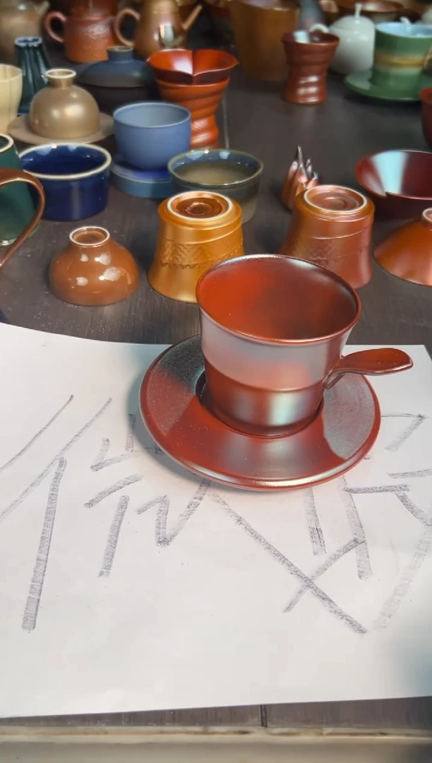 杯29柴房陶瓷原创微瑕咖啡杯一套