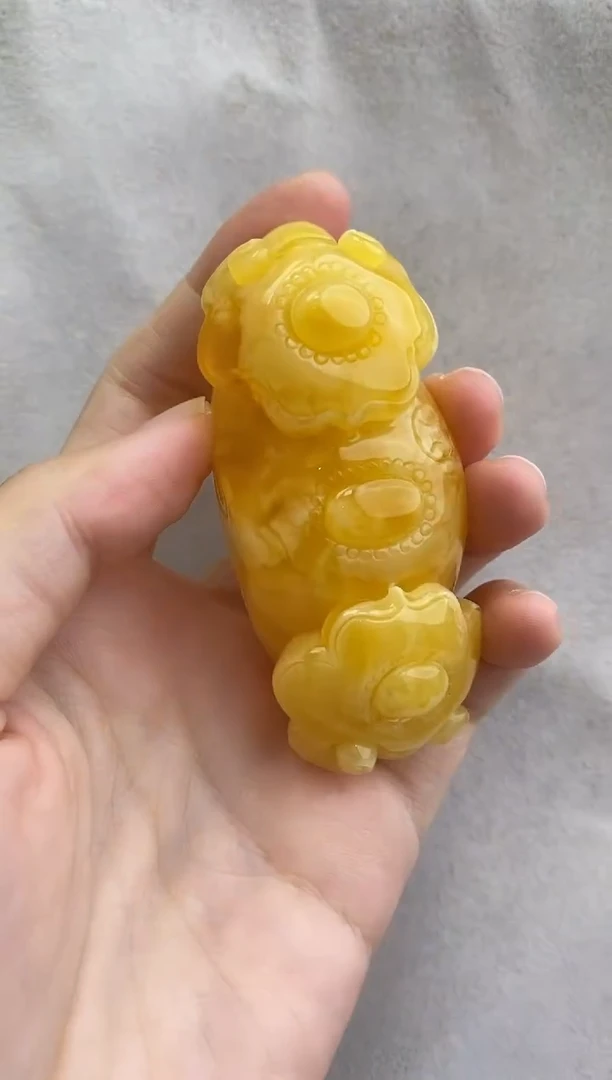 裸石琥珀未镶嵌10828187-摆件