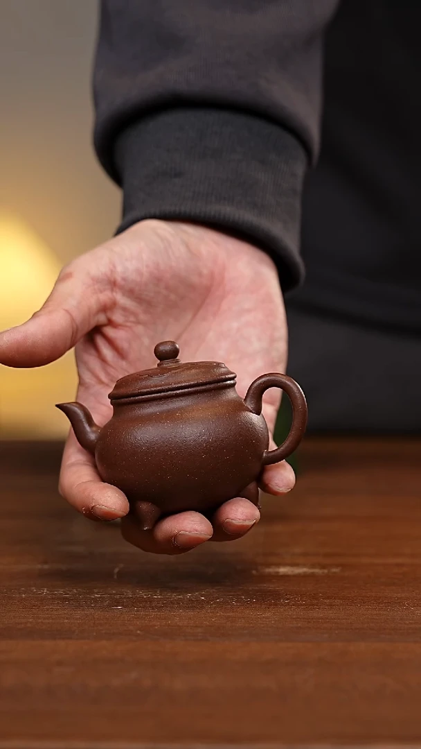 茶壶紫砂大彬天青泥WG