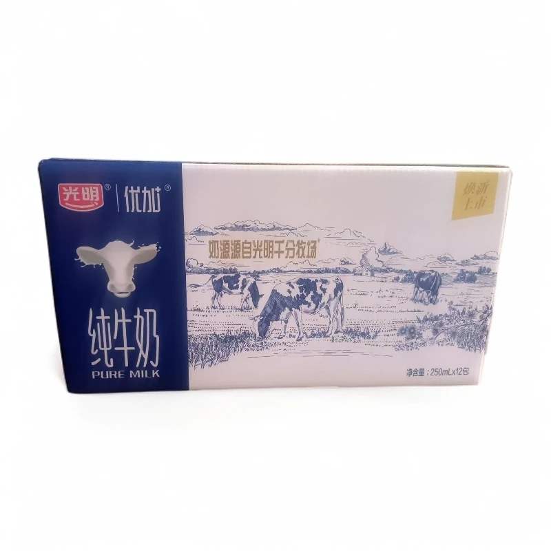 【临期】光明优加纯牛奶 250ml*12包（保质期到6月26日）