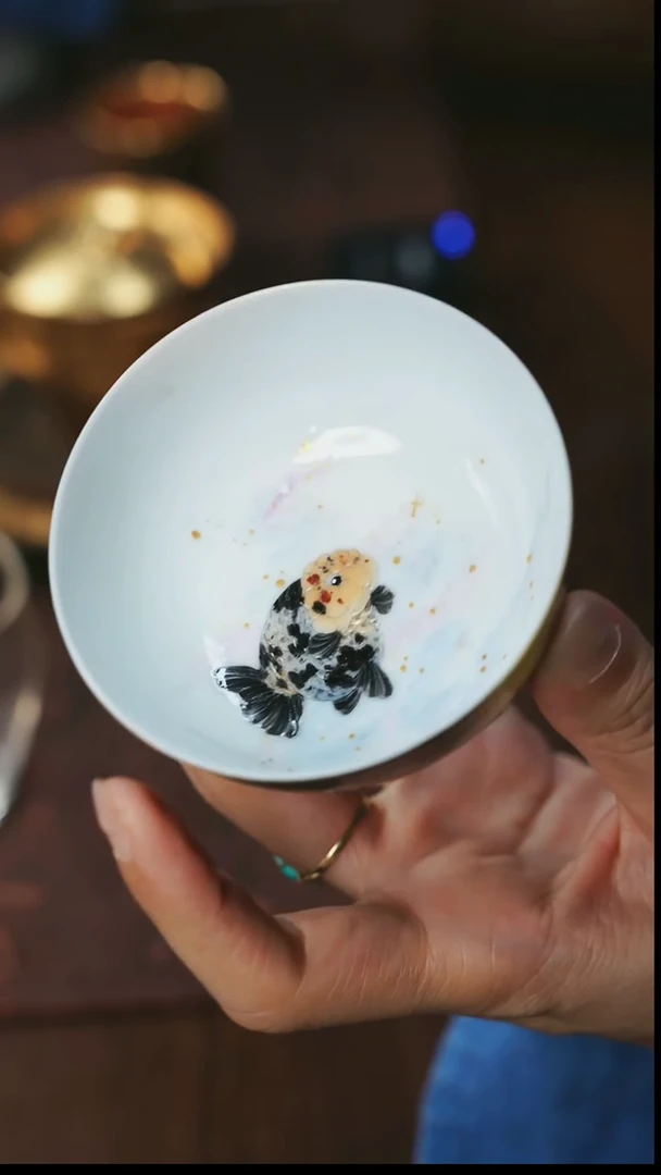 朱清 遨游太空兰寿禅定杯