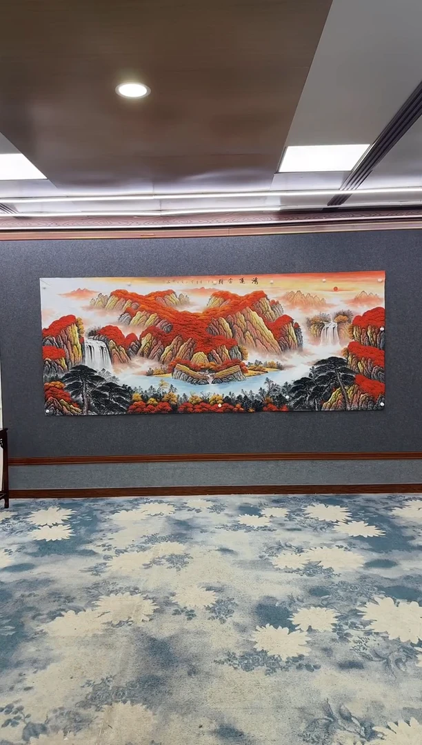 国画DC 刘雪红-大丈二-山水国画