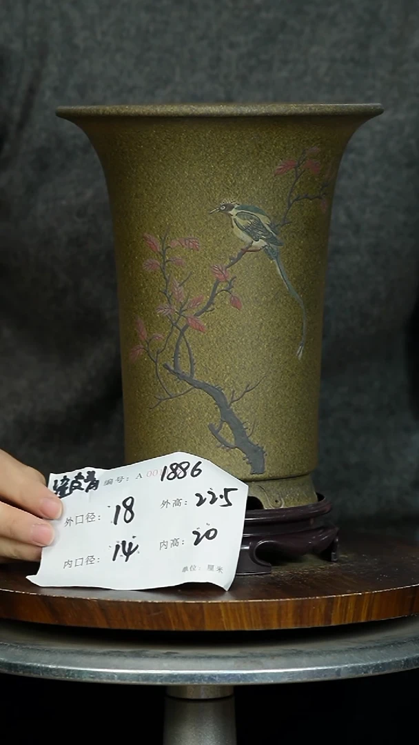 紫砂花盆1886+S紫砂花盆紫砂&