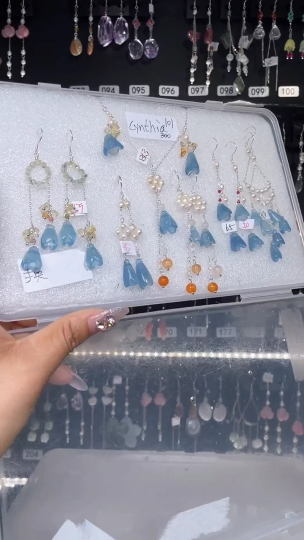 紫晶耳饰银S925镶嵌C****a Cynthia3发一