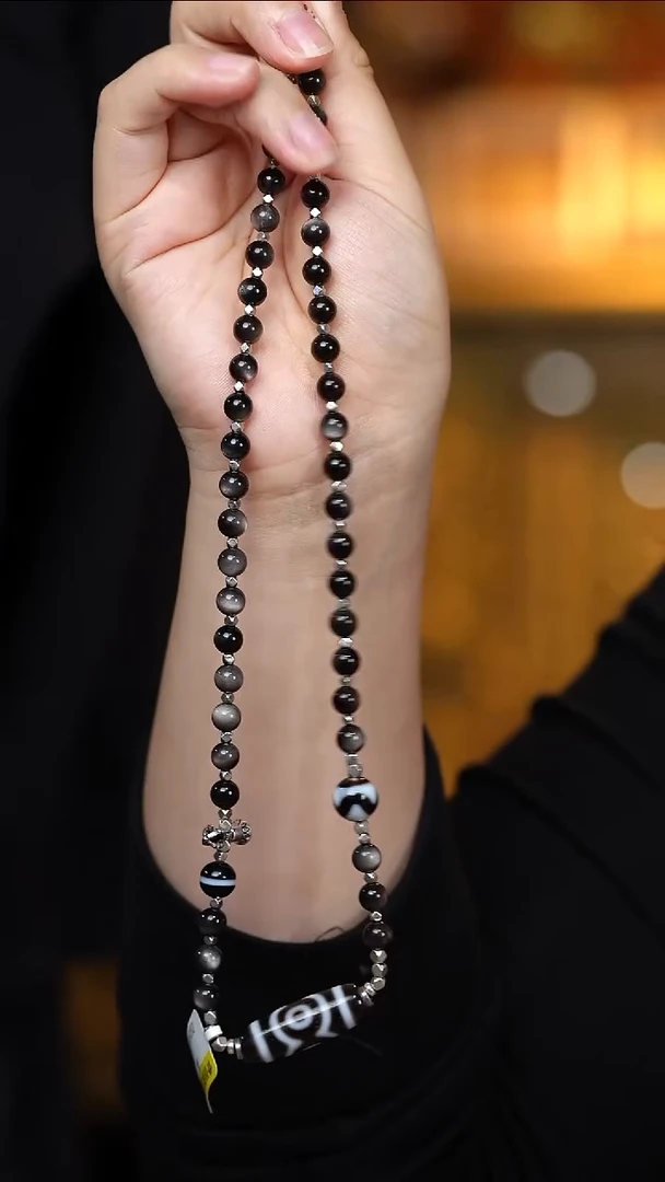 玛瑙/玉髓（覆膜）颈饰未镶嵌多宝项链多样性发其一