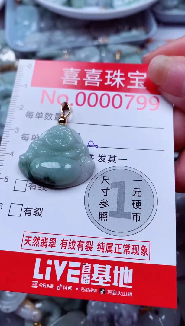 吊坠(不含链)未镶嵌翡翠799