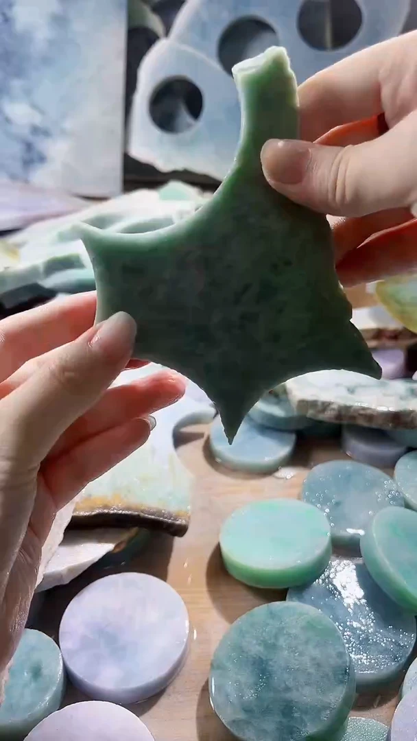 翡翠裸石缅甸翡翠A货晴6634