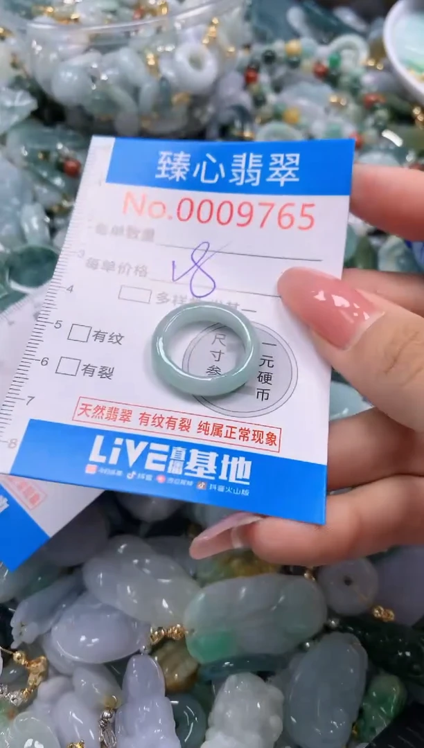 翡翠未镶嵌颈饰9765