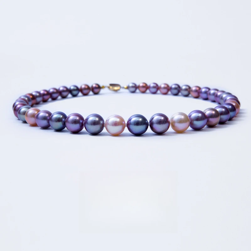 【老蚌头珠宝】时尚百搭糖果珍珠全珠链9-11mm（天然珍珠多样性发货）