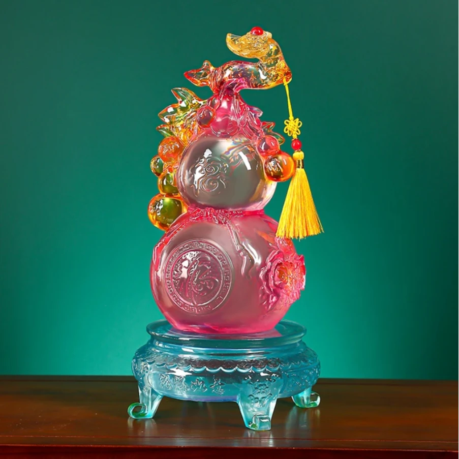 高端葫芦客厅装饰办公室书房卧室博古架新中式风格家居饰品摆件