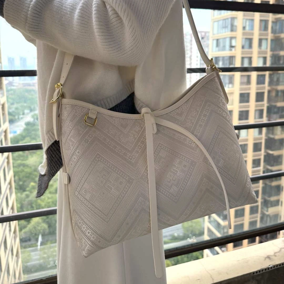 壮美熙|广西非遗壮锦(磁吸款)龙须托特包单肩斜挂休闲通勤百搭