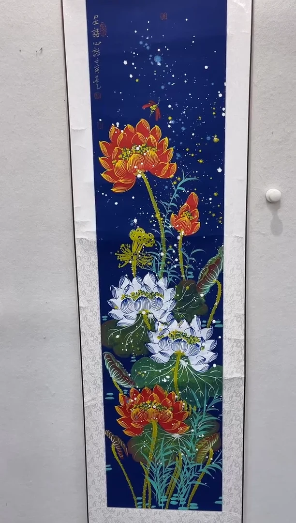 【闪购商品】国画朱若已纯手绘作品-卷轴