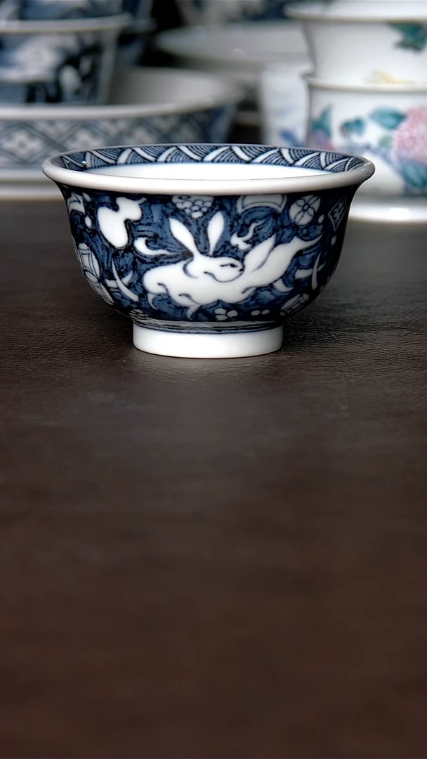 其他瓷杂宝兔子压手