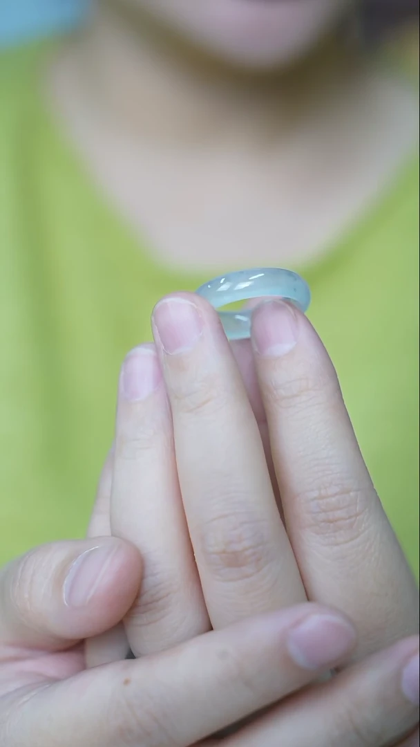 【闪购商品】翡翠戒指未镶嵌AA/白冰翡翠戒圈