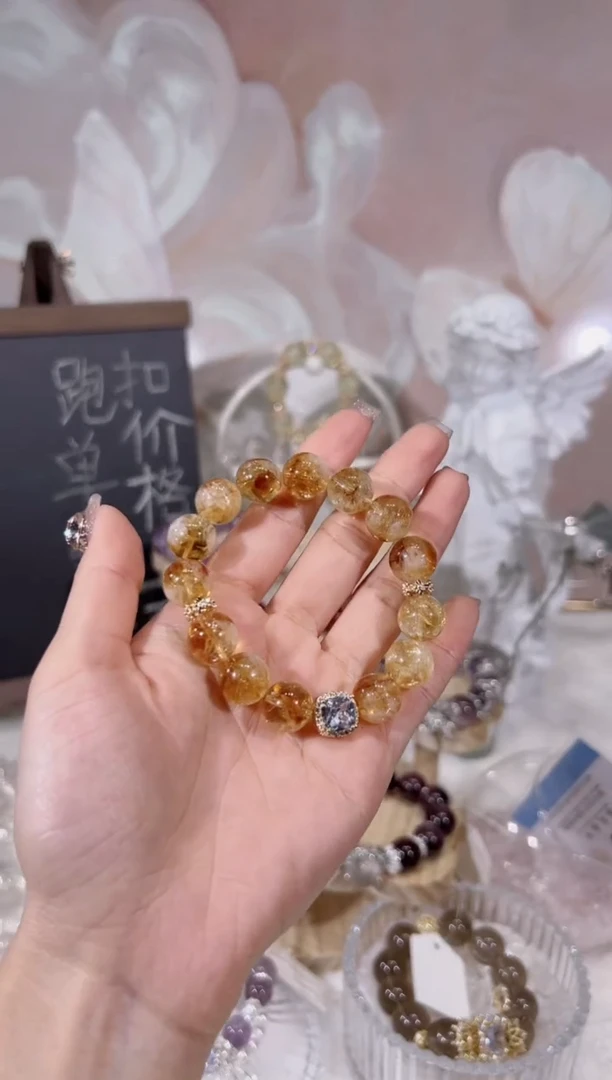 【闪购商品】水晶手链未镶嵌天然水晶默认微瑕 多样性发货发其一