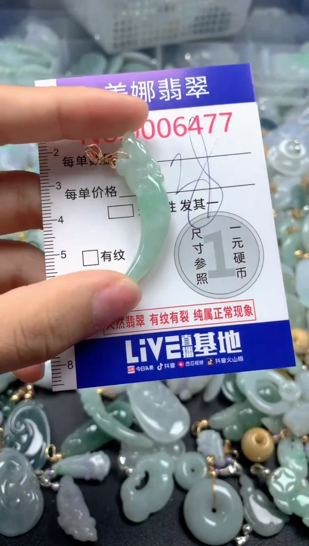 颈饰未镶嵌翡翠6477