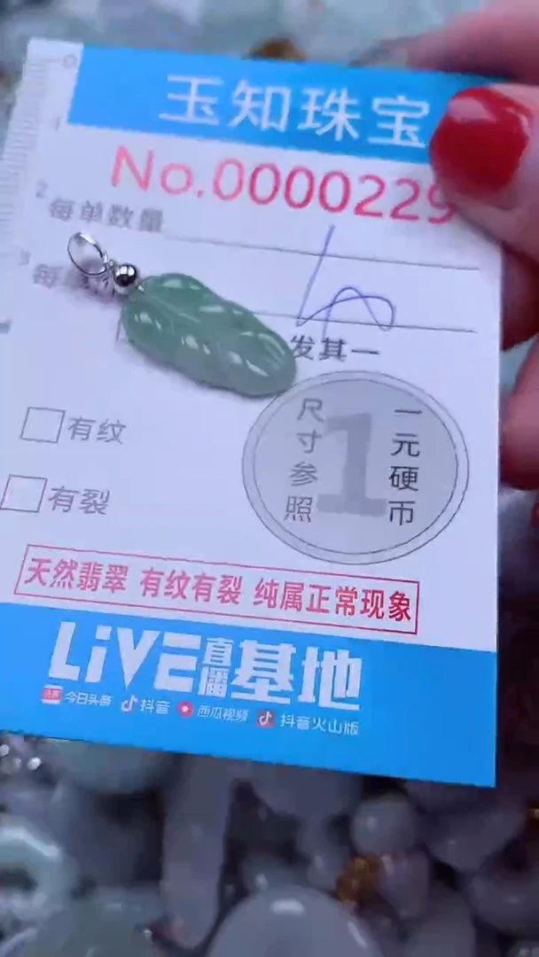 吊坠(不含链)未镶嵌翡翠229