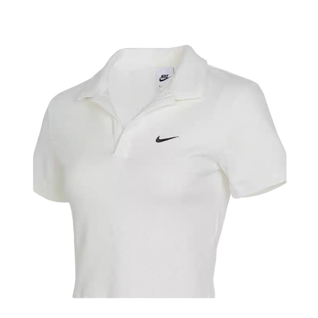 NIKE/耐克女子休闲夏季透气经典短款POLO衫DV7885-133