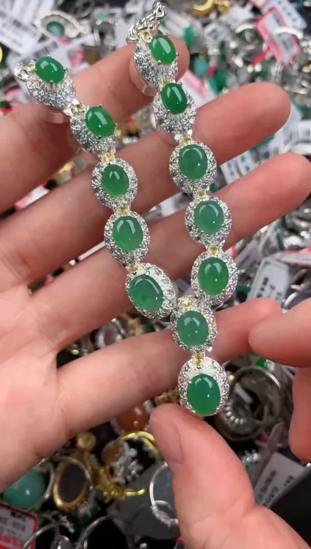 未镶嵌戒指翡翠333---1