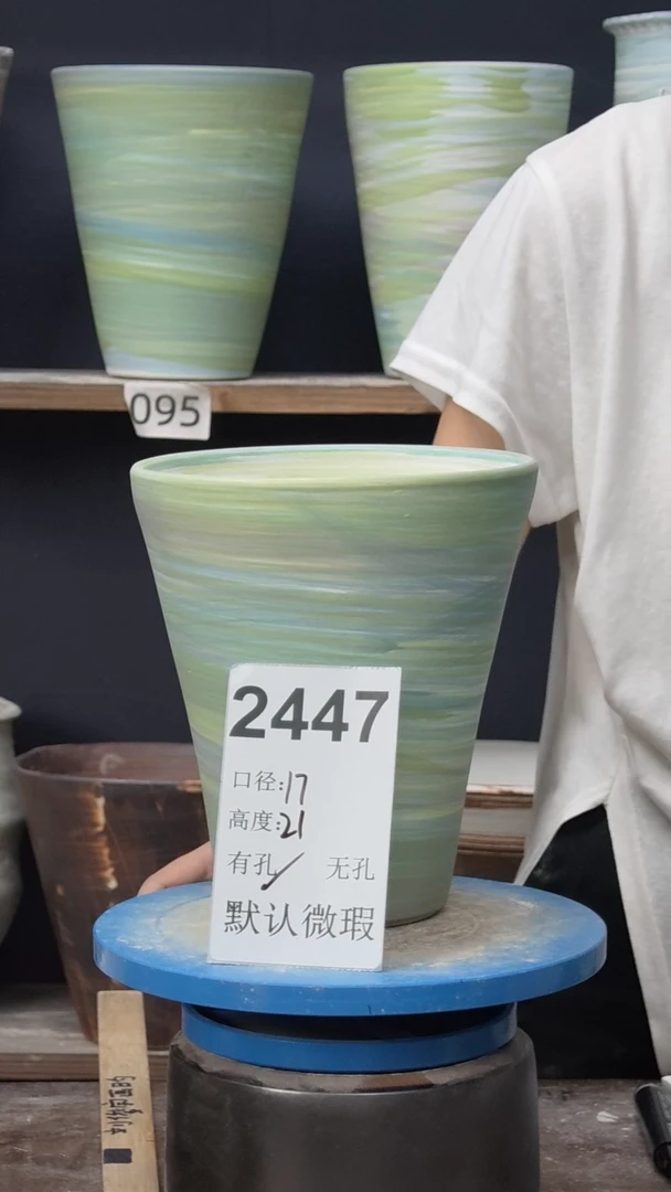 景德镇花盆默认微瑕2447