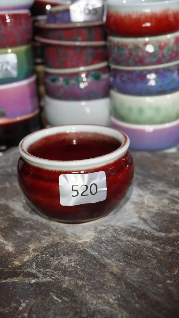 摆件陶精品窑变钧瓷茶器