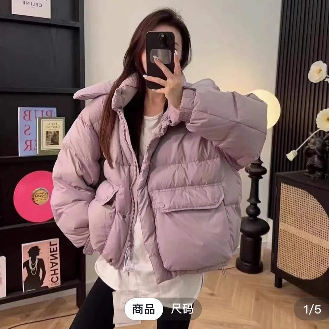 千贝斯气质短款时尚休闲百搭连帽宽松韩版气质短款时尚