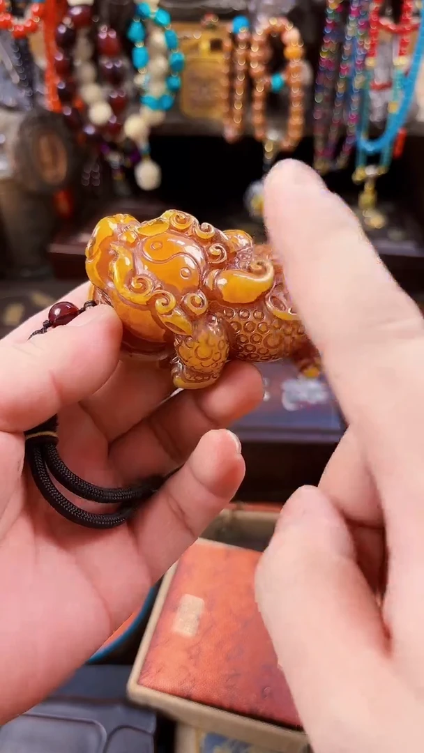 未镶嵌蜜蜡耳饰------------------