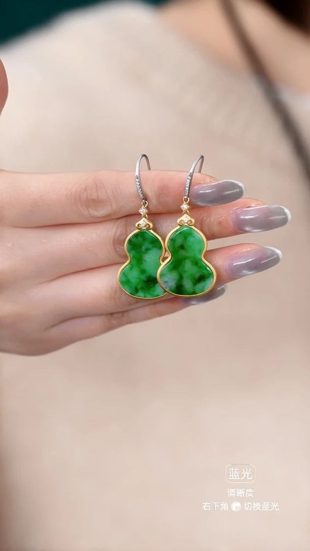 颈饰未镶嵌翡翠耳坠4