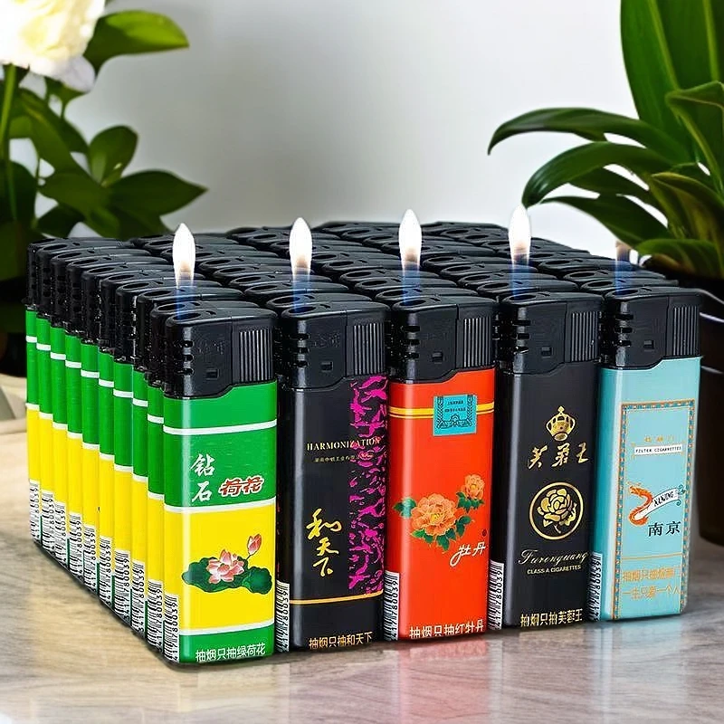 新款大号明火打火机加厚防爆便携耐用家用超市烟酒便利店批发零售