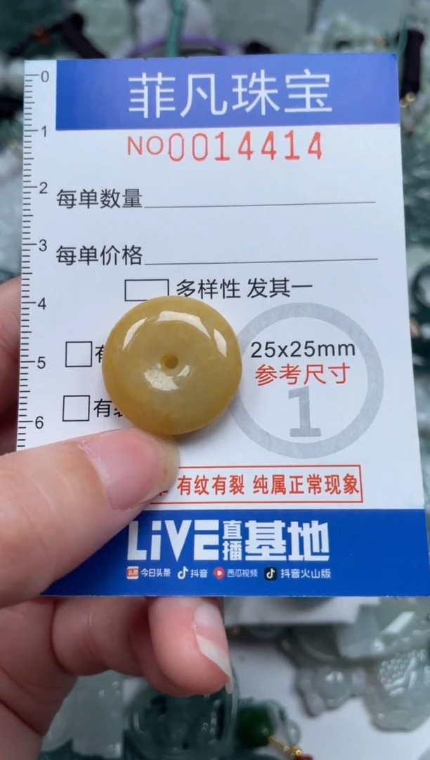 颈饰未镶嵌翡翠14414