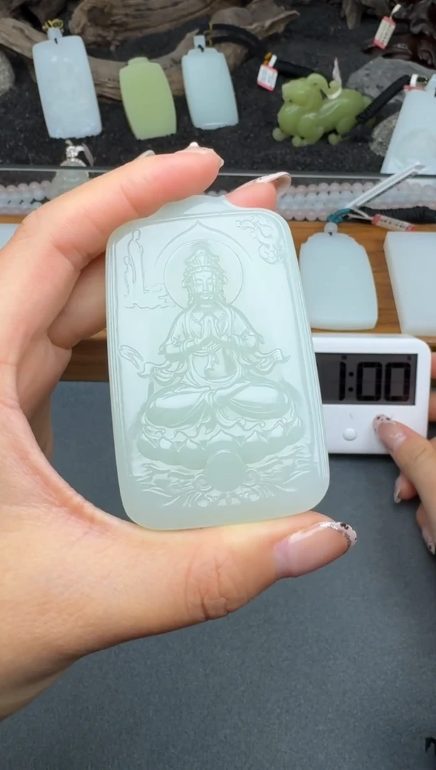 颈饰未镶嵌和田玉3