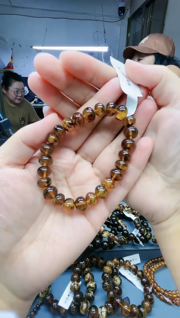 【闪购商品】琥珀手链未镶嵌9琥珀