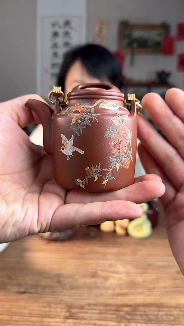 【闪购商品】紫砂茶壶洋桶 底槽清 泥绘