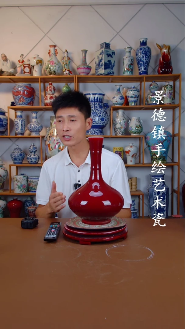 现代景德镇手工手绘陶瓷摆件33