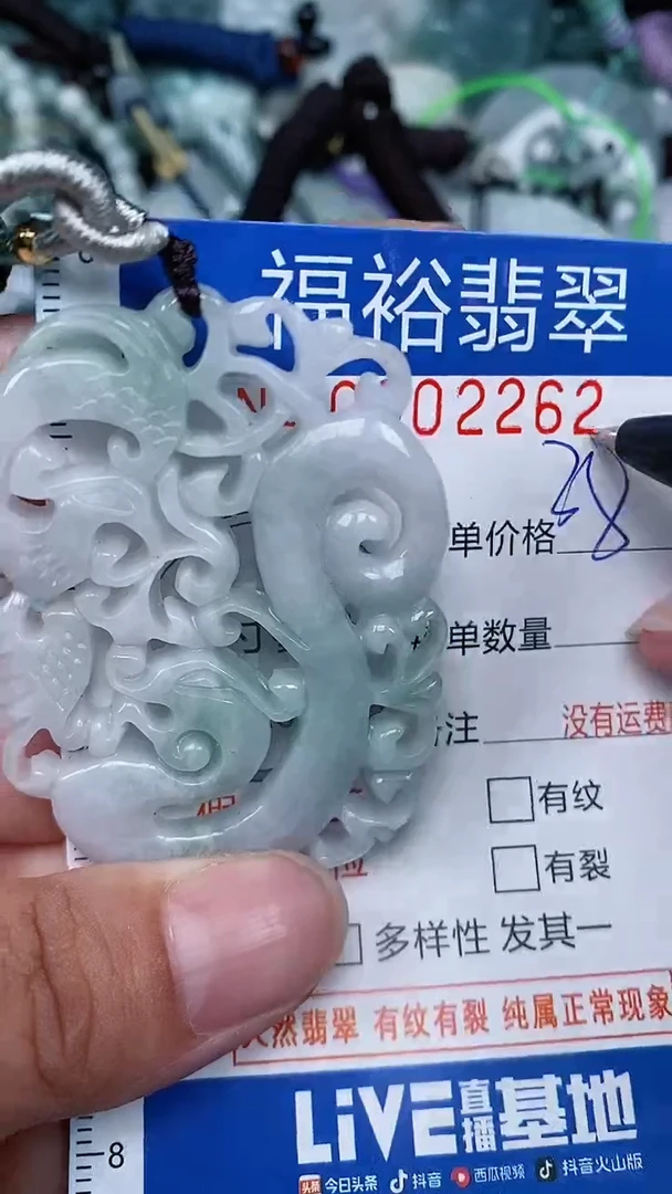翡翠未镶嵌颈饰...0002262