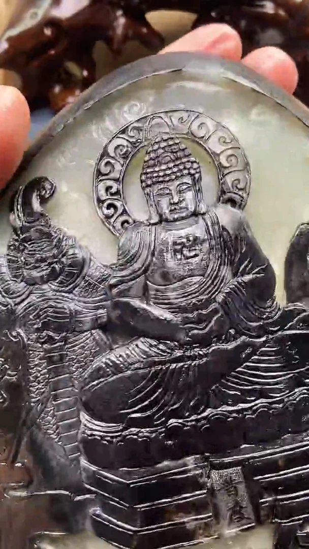 和田玉未镶嵌颈饰星*HX