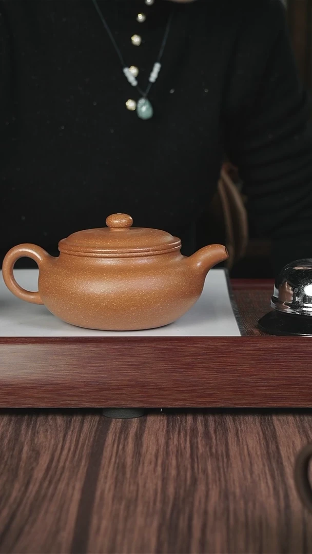 【闪购商品】紫砂茶壶沉香段  大扁腹