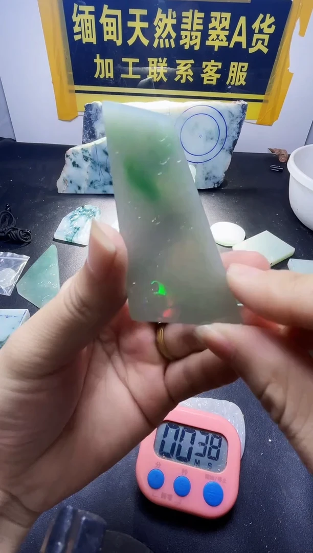 未镶嵌定制翡翠雁*翡翠537