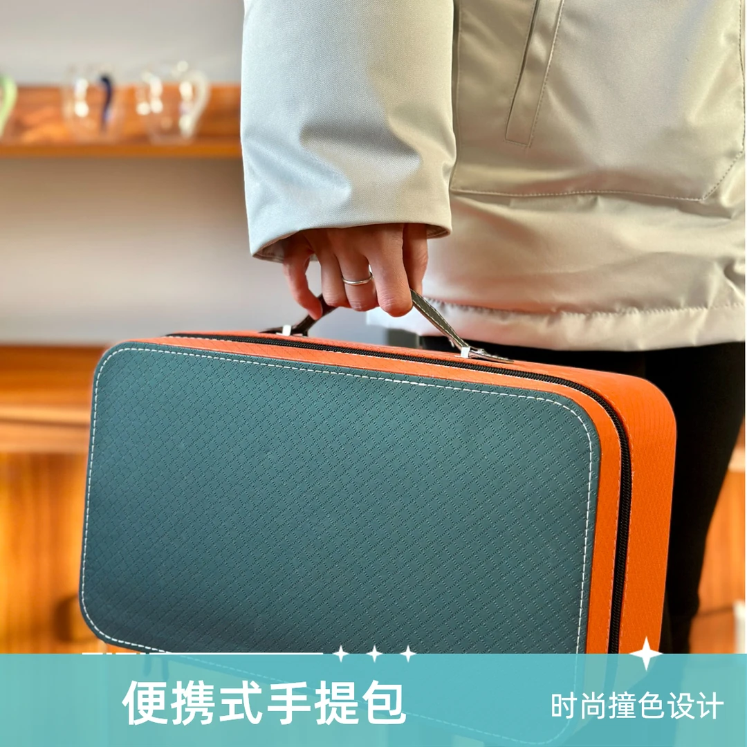 便携旅行包功夫茶具礼盒手提箱户外泡茶 过节家用轻奢高端耐高温