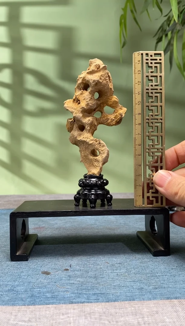 石材树脂底座 石头是青州玲珑石