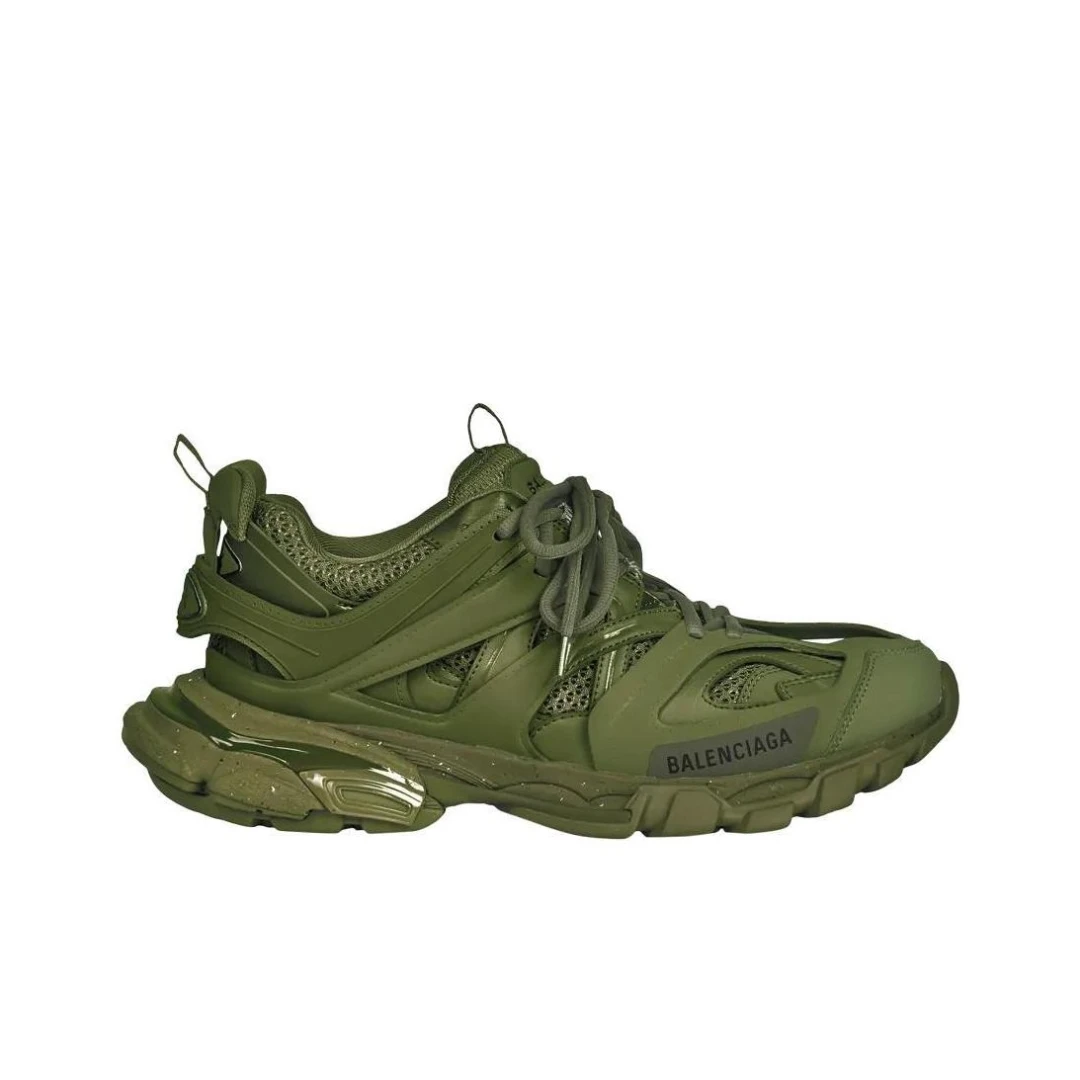全新未使用 Balenciaga/巴黎世家 特卖 绿色Track运动鞋