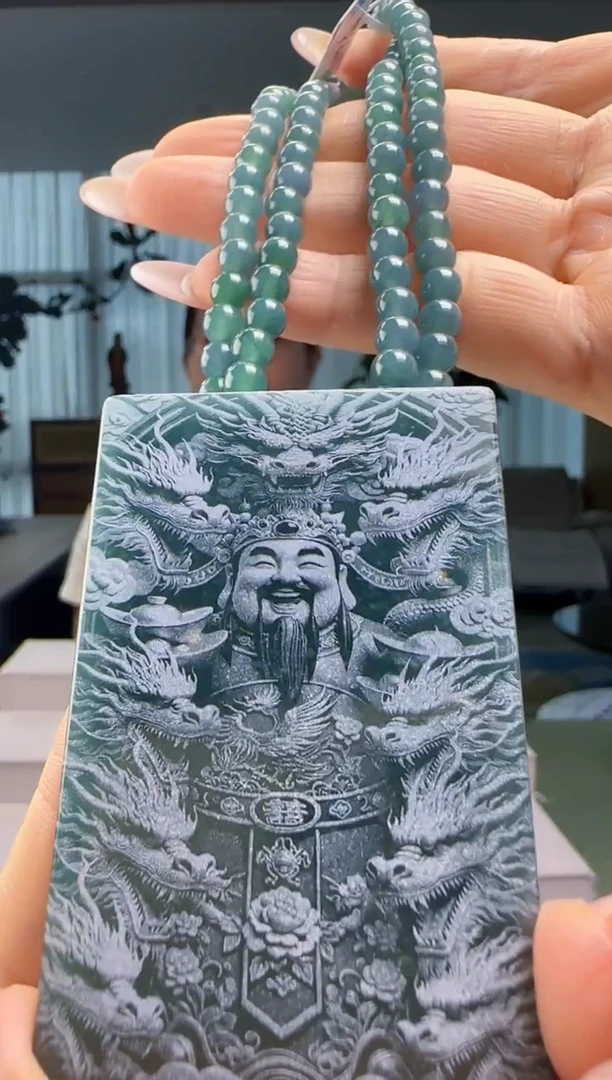 吊坠(赠链)未镶嵌翡翠多样性发其一YJ@@60B7J17527J