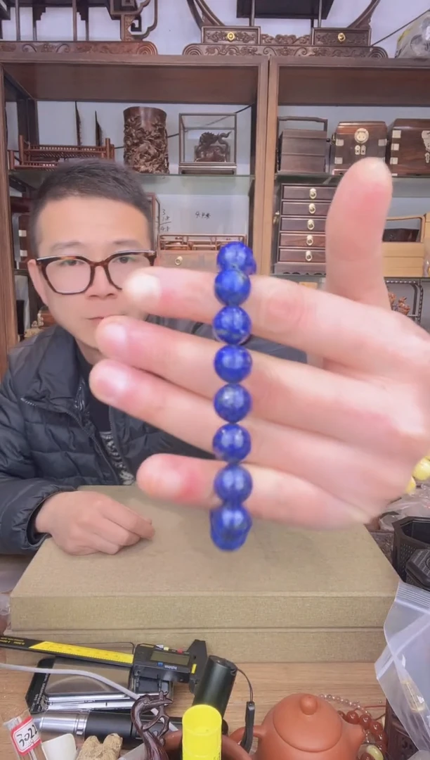 【闪购商品】乌木类书架764青1.1单圈手串